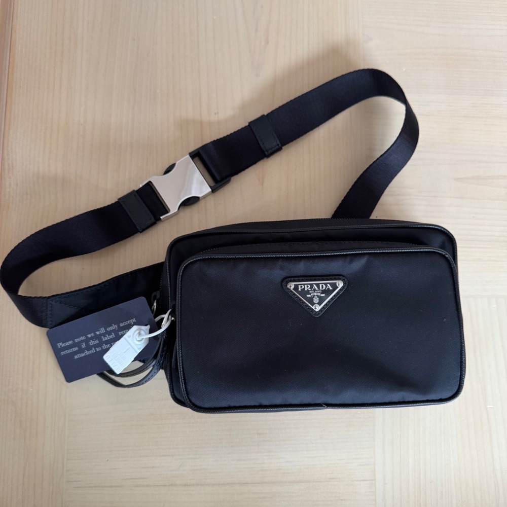 PRADA Re-Nylon and Saffiano leather belt bag - Picture 2 of 3
